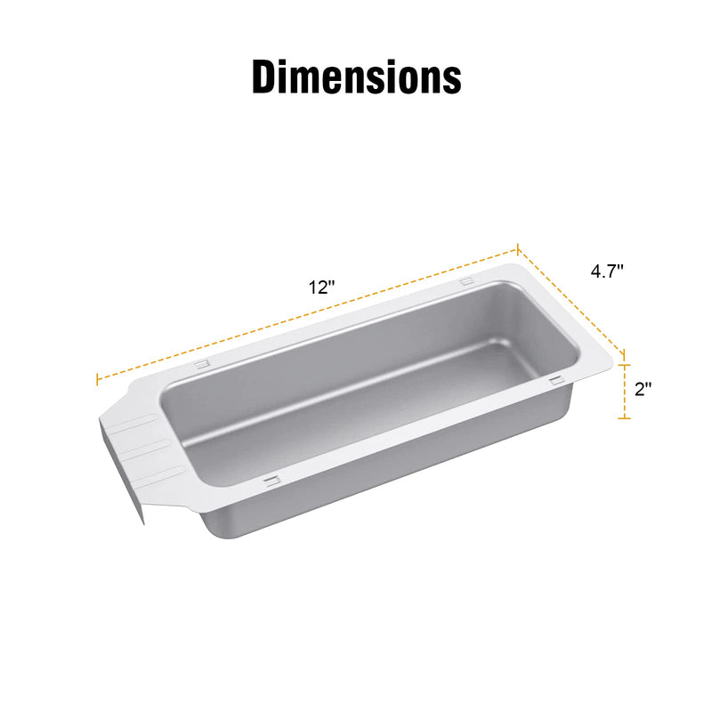 BBQ-PLUS Grease Catcher Pan for Masterbuilt 560/800/1050 XL Gravity Digital Charcoal Grill and Smoker,Grease Tray Replacement Part for Masterbuilt Grill Accessories - Grill Parts America