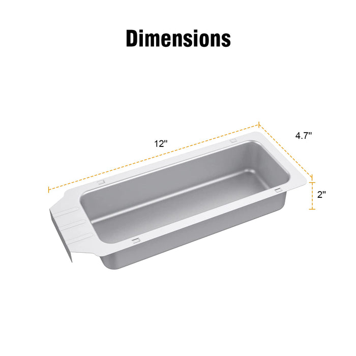 BBQ-PLUS Grease Catcher Pan for Masterbuilt 560/800/1050 XL Gravity Digital Charcoal Grill and Smoker,Grease Tray Replacement Part for Masterbuilt Grill Accessories - Grill Parts America