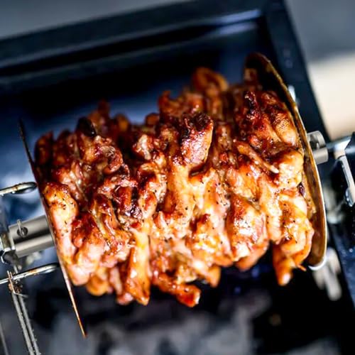 TURBRO Universal Grill Rotisserie Gyros Disc, 304 Stainless Steel, Fits 1/2” or 3/8" Hexagon, 3/8" or 5/16" Square Spit Rods, Compatible with Most Grills, Ideal for Outdoor BBQ, Set of 2 Discs - Grill Parts America