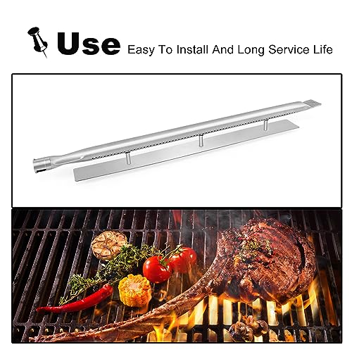 Clivimi 24”Grill Burners for Viking Grill 316-911, VGBQ030-2T, VGBQ300-2RT/E, VGBQ3002RE1, VGBQ412-2RT/E, VGBQ530-4RT/E, VGBQ5323RE, VGIQ300-2RT, Pipe Tubes BBQ Gas Grill Replacement Parts Kit - Grill Parts America