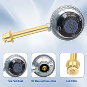 29102349 Grill BBQ Regulator Control Valve Replacement,Tru-Infrared Regulator Valve Compatible with Charbroil Grill2Go Portable Liquid Propane Gas Grill 2012 29103224A - Grill Parts America