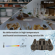 UPGRADED W10195416 (Packs of 4), Dishwasher Wheels Lower Rack for Kitchenaid Whirlpool Maytag Kenmore.Dishwasher Rack Parts .W10195420 AP5983730 W10579095A W10311123B PS11722152 Replacement Wheels - Grill Parts America