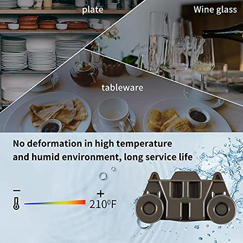 UPGRADED W10195416 (Packs of 4), Dishwasher Wheels Lower Rack for Kitchenaid Whirlpool Maytag Kenmore.Dishwasher Rack Parts .W10195420 AP5983730 W10579095A W10311123B PS11722152 Replacement Wheels - Grill Parts America