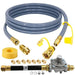 MCAMPAS 10 Feet 1/2" ID Natural Gas Quick Connect Hose and Regulator Replacement for Kitchen-Aid 710-0003 Gas Grill Conversion Kit,Convert 4-Burner Cabinet Style Gas Grill to Natural Gas - Grill Parts America