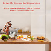 11-Wire Whip Attachment for KitchenAid Stand Mixer Accessory Replacement,KN211WW Kitchenaid Whisk Attachment Fit 5 and 6 Quart Lift Stand Mixer,Egg Cream Stirrer,Flour Cake Balloon Whisk. - Kitchen Parts America