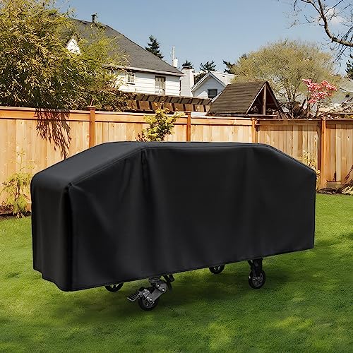 SHINESTAR Griddle Cover for Blackstone 36 Inch Griddle and More 4-Burner Flap Top Grills - Waterproof, Lightweight, Durable - Click-Close Straps - Black - Grill Parts America