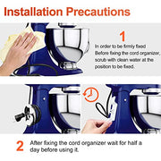 Cord Organizer for Appliance - Kitchen Appliance Cord Organizer Stick On, Cord Wrapper Winder Holder for Appliance, Adhesive Cord Keeper for Blender Mixer, Coffee Maker, Air Fryer,Kitchen Accessories - Kitchen Parts America