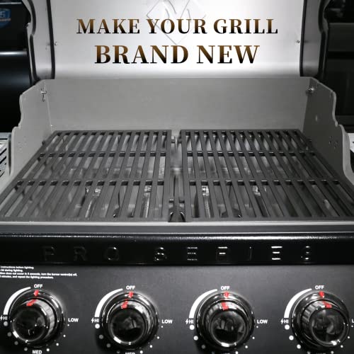 Hisencn 18.75'' Cooking Grates for Members Mark G54502-1 4 Burner Gas Grill, Cast Iron Grates for Charbroil 463211514, 463211513, 463211512, 463211511, 463211711, 463210511 - Grill Parts America