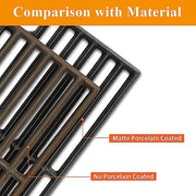 Hisencn 17 inch Grill Cooking Grates for Homedepot Nexgrill 720-0896 720-0896B 720-0896C 720-0896CP 720-0896E, Cast Iron Grate Grill Grid Replacement Parts for Nexgrill 720-0898 720-0898A - 3 Pack - Grill Parts America