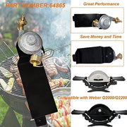 64865 Gas Grill Valve Regulator Compatible with Weber Q2000 Q2200 Series 53060001, 54060001, 54060301, 396002, 566001, 566002 Gas Grill, Replacement Valve Regulator Assembly for Weber Grills - Grill Parts America