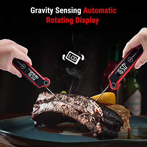TP710 Digital Thermometer For Oven Smoker Candy Liquid Kitchen Cooking  Grilling Meat BBQ Thermometer and Timer