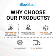 LIFETIME WARRANTY WR57X10051 Refrigerator Dual Inlet Water Valve Replacement Part by BlueStars - Exact Fit for GE Kenmore Hotpoint Refrigerators - Replaces riv-12ae21 AP3672839 WR2X10105 WR57X98 - Grill Parts America