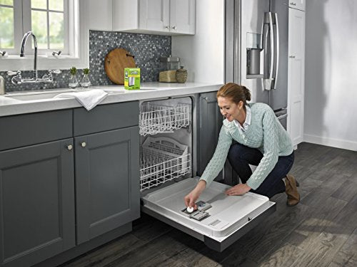 everydrop by Whirlpool Ice and Water Refrigerator Filter 4, EDR4RXD1, Single-Pack & Affresh Dishwasher Cleaner, Helps Remove Limescale and Odor-Causing Residue, 6 Tablets - Grill Parts America