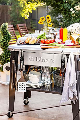 Cuisinart CPK-200 Grilling Prep and Serve Trays, Black and Red Large 17 x 10. 5 - Grill Parts America