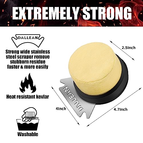 Replacement Grill Brush Head with Scraper, Bristle-Free Sponge Brush Head for Safe and Effective BBQ Cleaning Scraper Tools for Cast Iron or Stainless-Steel Grates, Barbecue Cleaner - Grill Parts America