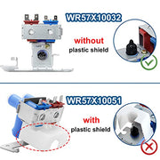 AMI PARTS WR57X33326 WR57X10032 Refrigerator Water Inlet Valve WR57X33326 Dual Solenoid Valve Fit for ge Refrigerator replace WR57X10040 ap3192626 WR57X10064 - Grill Parts America