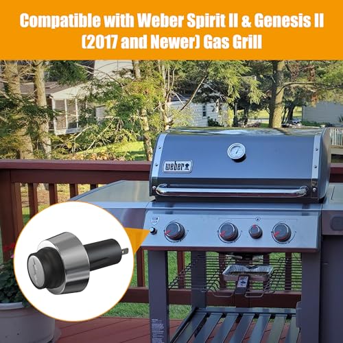 BBQ-PLUS 66220 Grill Ignitor Button Switch for Weber GS4 Genesis II and Spirit 2(2017 and Newer),Grill Ignition Replacement Parts for Weber Spirit II E/S-210, E/S-310 45010001 Grill Parts - Grill Parts America