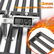 Hisencn Cooking Grates for Kitchen Aid 720-0953, 720-0953E, 720-0893, 720-0953M, 720-0954, 720-0954A, 720-0787, 18.75'' Cast Iron Grill Grates Replacement Parts for Kitchen Aid 3 Burner Gas Grill - Grill Parts America