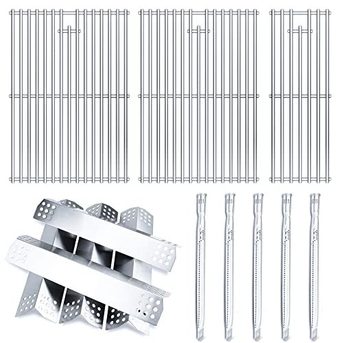 Hisencn Grill Parts Kit for Home Depot Nexgrill 5 Burner 720-0882A Gas Grill, Stainless Steel Grill Burners, Heat Plates Tent Shields Flame Tamers, Cooking Grates for Nexgrill Grill Parts - Grill Parts America