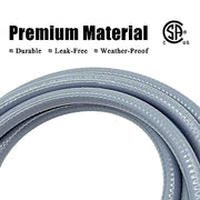 GardenNow 18FT 3/8" ID Natural Gas Hose, Low Pressure LPG Hose with Quick Connect, for Weber, Char-Broil, Pizza Oven, Patio Heater and More NG Appliance Propane to Natural Gas Conversion Kit - Grill Parts America