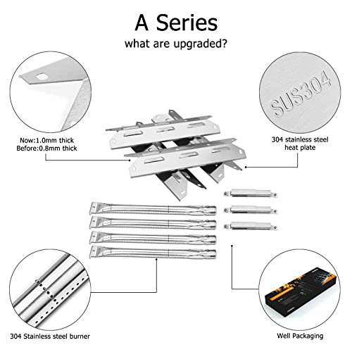 Hisencn Grill Replacement Parts for Kenmore 146.34611410 146.46372610 146.10016510 146.34461410 146.16198211 146.23673310 146.16142210 146.46366610 146.1001751 146.4636561-304 Stainless Steel - Grill Parts America