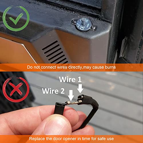 Hopper Lid Switch and Hopper Wire Replacement Part Fit for Gravity Digital Smoker 560/1050 XL Digital Charcoal Grill + Smoker - Grill Parts America