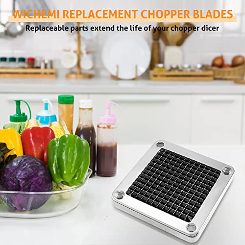 WICHEMI Commercial Vegetable Chopper Dicer Blade Replacement Stainless Steel Blade for Chopper Dicer Commercial Vegetable Fruit Dicer Replace Blade (1/4" Blade) - Kitchen Parts America