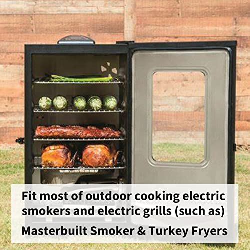 SUONA Electric Smoker and Grill Heating Element Replacement with Adjustable Thermostat Cord Controller,1500 Watt Heating Element for Masterbuilt Smoker & Turkey Fryers and Most Electric Smokers - Grill Parts America