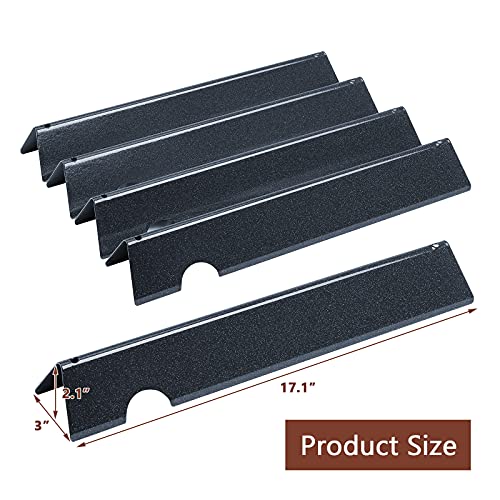 QuliMetal Porcelain Enameled Flavorizer Bars for Weber Genesis II/LX 300 Series II E-310, II E-330, II E-335, II S-335, II LX S/E-340 (2017 and Newer) Gas Grills, Heat Plates for Weber 66032/66795 - Grill Parts America