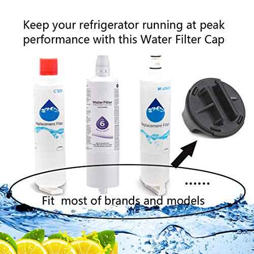 Reyhoar 2186494B Refrigerator Water Filter Cap Replacement Part - Compatible with Whirlpool & Kenmore & Kitchenaid Refrigerators - Replaces WP2186494B, 2186884B, 2186494TG, 4392866, 4392870 - Grill Parts America