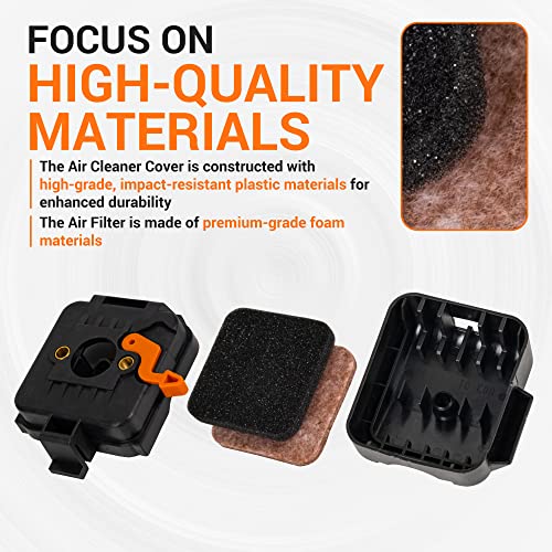 BlueStars Air Filter Cover Housing Assembly for Stihl FS75 FS80 FS85 KM85 KR85 KW85 BG75 HT70 HT75 HL75 HS75 HS80 HS85 FC75 FC85 FR85 SP80 Brushcutters Trimmers - Replaces 4137-141-0500 4137-140-2801 - Grill Parts America