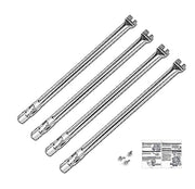 GRISUN 19.5" 62752 4 Pack 304 Stainless Steel Grill Burner for Weber Genesis 300 Series - E330 E320 E310 S330 S320 S310 EP330 EP320 EP310, Grill Burner Tubes for Weber Genesis 300 with Front Control - Grill Parts America