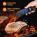 AMMZO Digital Meat Thermometer for Grilling, Instant Read Food Thermometer Waterproof with Backlight for Cooking, Deep Fry, BBQ, Grill, Smoker and Roast - Grill Parts America