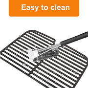 Hisencn Grill Cooking Grates for Nexgrill 820-0072 Fortress 2-Burner Table Top Portable Propane Gas Grill, Cast Iron Grill Grid Replacement Parts Outdoor BBQ Repair Kit (2 Pack) - Grill Parts America