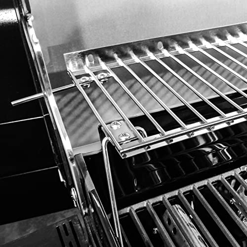 Adjustable Grill Rack Utheer 18''-33'' Adjustable Grill Warming Rack for Charbroil 3&4&6 Bur ...