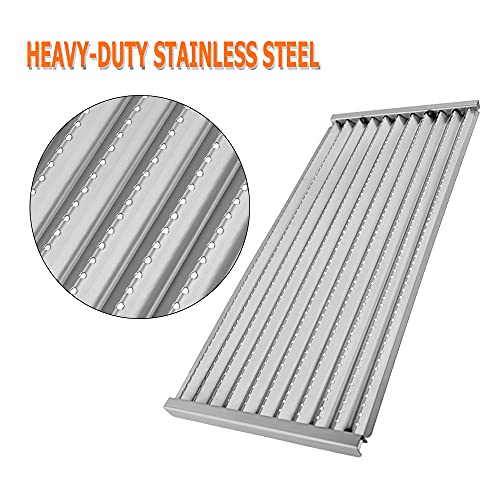 BBQ Future 18 7/16" Stamped Stainless Steel Emitter Grill Grate Replacement Part for Charbroil Commercial Tru-Infrared Gas Grills 463257110 463270912 463246909 463270612 463270610 and More, 2-Pack - Grill Parts America