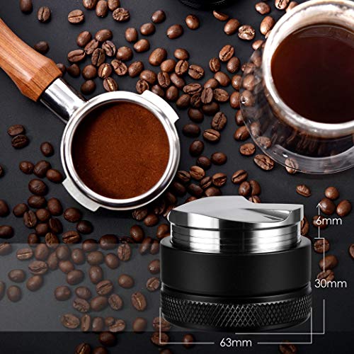 Coffee Distributor Click 58mm Coffee Distributor, Santo Espresso Distribution Tool/Leveler, 3 A ...