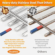 Hisencn Cooking Grates for Charbroil Commercial TRU-Infrared Grill 2-Burner 463644220 466642316 G369-0030-W2, Signature Infrared 463632520, 17 Inch Standless Steel Grill Grates for Nexgrill 720-0864 - Grill Parts America