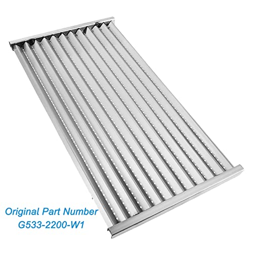 BBQration G533-2200-W1 17 3/16" Stainless Steel Replacement Emitter for Charbroil Tru-Infrared 4-Burner Grill 463242715 463242716 466242716 466242815 463257520 463276016 463255721 463276016 463255020 - Grill Parts America