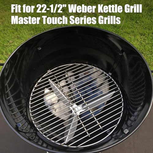 Charcoal Basket Briquet Holders/Ash Catcher and One-Touch Cleaning System Accessories for 22-1/2" Weber Kettle Grill 7403,7444 Replacement Parts for Weber Charcoal, Master Touch Series Grills - Grill Parts America