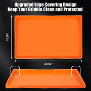 WADEO 28" Griddle Mat for Blackstone, Upgraded Edge Covering Design- Blackstone Griddle Accessories, Protect Your Griddle from Rodents, Insects, Debris and Rust (28 Inch - Fully Hemmed) - Grill Parts America