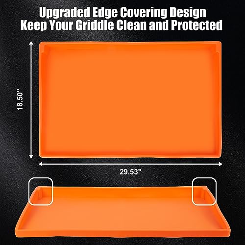 WADEO 28" Griddle Mat for Blackstone, Upgraded Edge Covering Design- Blackstone Griddle Accessories, Protect Your Griddle from Rodents, Insects, Debris and Rust (28 Inch - Fully Hemmed) - Grill Parts America