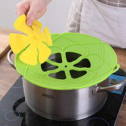 JOUDOO 1 Pack Spill Stopper Lid Cover and Overflow Stopper Lid Cover for Pans and Pots Boil, Boil Over Safeguard, Anti Spill Lid Fits Openings 5.5" to 9.5" in Diameter (Green) - Kitchen Parts America