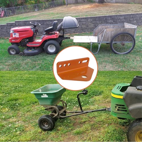 Universal Zero Turn Mower Trailer Hitch - 3/16'' Thick and Heavy Duty Steel Lawn Trailer Hitch Mount (3"-5"), Mounting Hardware Included - Grill Parts America