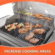 QuliMetal 66044 Grill Warming Rack for Weber Genesis II 300 Series Gas Grills, Genesis II E-310, II E-315, II E-330, II E-335, II S-310, II S-335 Series, Stainless Steel Genesis II Replacement Parts - Grill Parts America