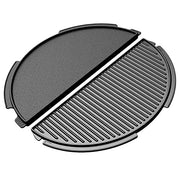 Cast Iron Plancha Griddle Half-Moon, for 2XL XL Egg - Grill Parts America