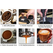 51mm Coffee Portafilter Coffee Machine Filter Coffee Machine Replacement Parts with Wooden Handle for DELONGHI ECP3420 ECP685 ECP680 - Kitchen Parts America