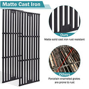 Criditpid Grill Grates Replacement for Char Griller 5050, 5650, 2121, 3001, 5072, 2123, 3072, 2828, 3030, 4000, King Griller 3008 5252, 19 3/4" Cast Iron Cooking Grid for Chargriller Duo 5050 Parts - Grill Parts America