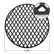 Cast Iron Cooking Grate,Grill Grate for Weber 18" Original Kettle Charcoal Grill,Grates Replacement fit Jumbo Joe Charcoal Girll 18",Work Grate on Large Big Green Egg,Kamado Joe Classic,Vision Grill - Grill Parts America