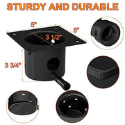 SUB024 Heat Baffle & Fire Burn Pot for Traeger Tailgater 20, Bronson 20, Traeger Junior Elite 20 Grill Accessories, BBQ055 BBQ155.01 BBQ155.02 CAN155.01 TFB29LZA TFB30LZAC TFB29PLB Replacement Parts - Grill Parts America